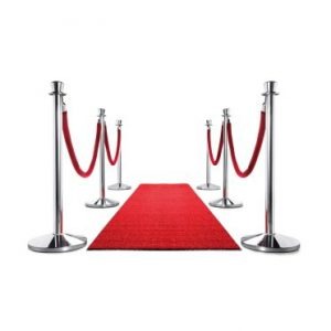 Paaltjes met koord set Paaltjes met koord set